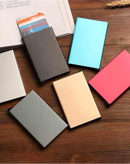 Men's RFID Protected Smart Pop Up Wallet 8 Card Slots