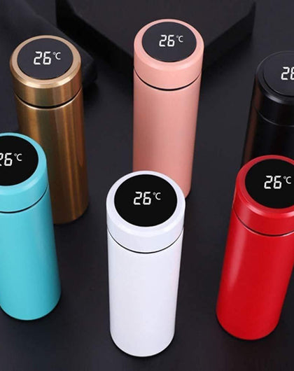 LED Temperature Display Flask