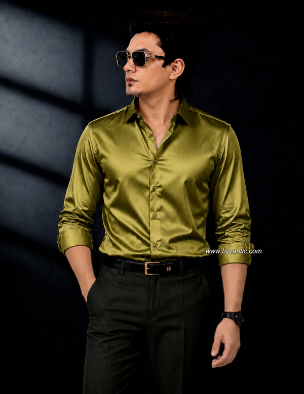 Premium Satin Shirt For Men