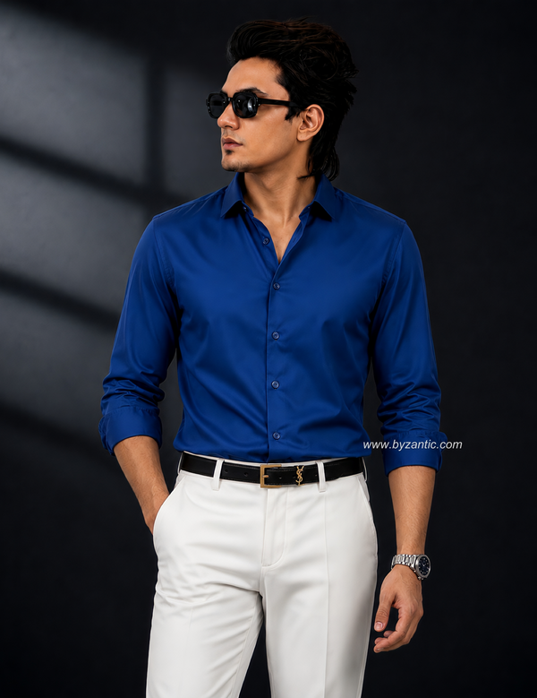 Premium satin shirt for men