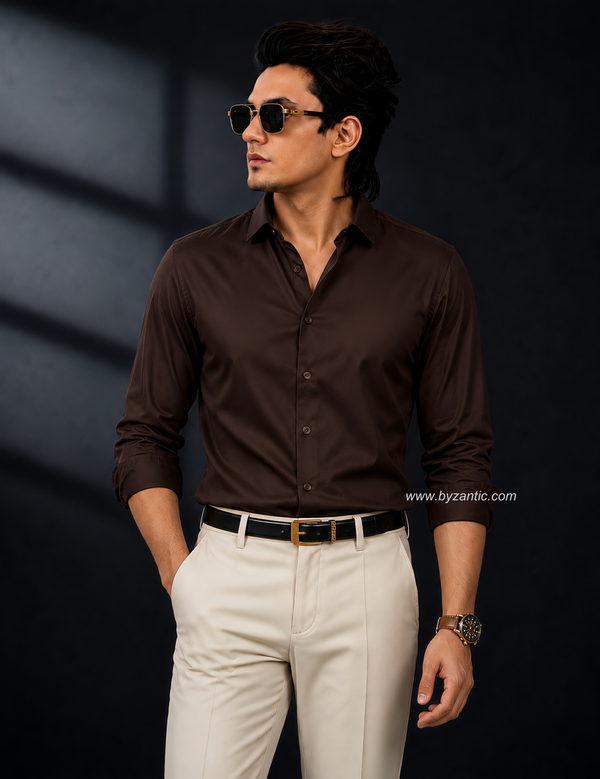 Premium satin shirt for men