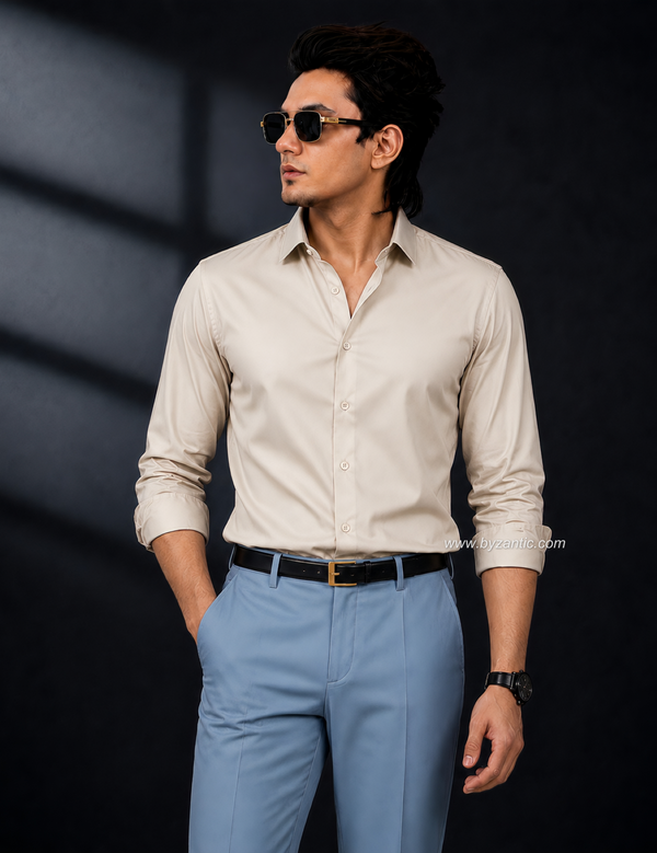 Premium satin shirt for men