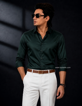 Premium satin shirt for men