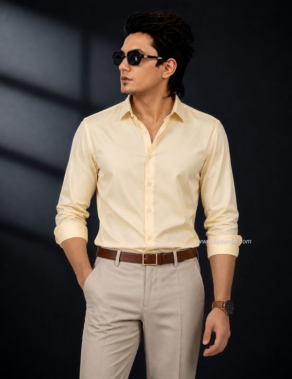 Premium satin shirt for men