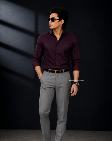 Premium Satin Shirt & Adjustable Pant Combo