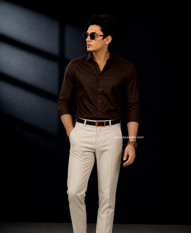 Premium Satin Shirt & Adjustable Pant Combo