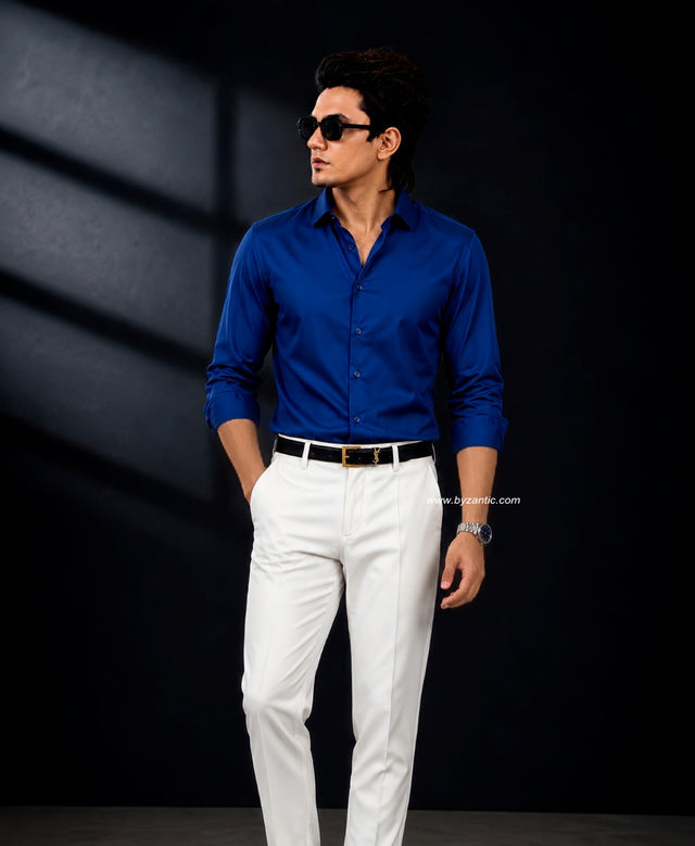 Premium Satin Shirt & Adjustable Pant Combo