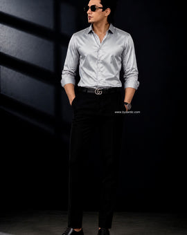 Premium Satin Shirt & Adjustable Pant Combo