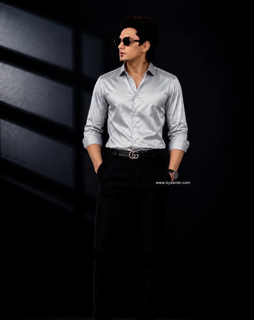 Premium Satin Shirt & Adjustable Pant Combo