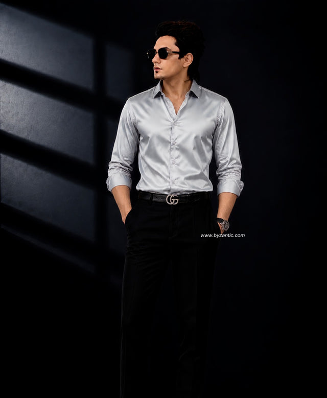 Premium Satin Shirt & Adjustable Pant Combo