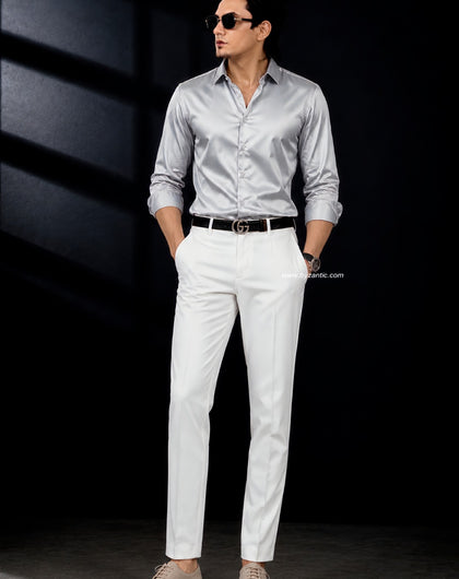 Premium Satin Shirt & Adjustable Pant Combo