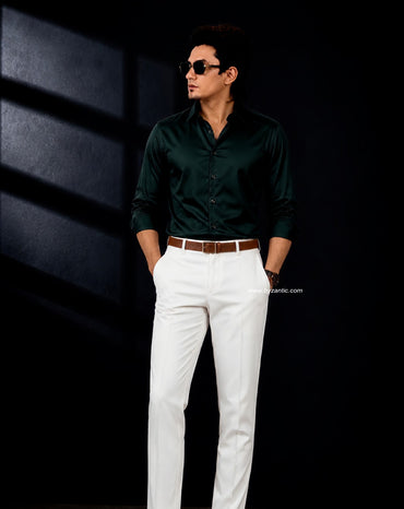 Premium Satin Shirt & Adjustable Pant Combo