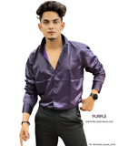 Satin Shirt & Adj Lycra Pant - Combo